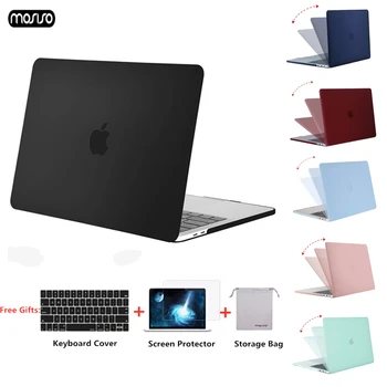 MOSISO 2018 Matēts Case For Macbook Air 13 collu A1932 Laptop Sleeve for macbook Pro 13 15 Segtu Ar Touch Bar A1706/A1707/A1990
