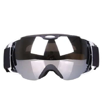 Motociklu Brilles Ziemas gafas Slēpošanas Brilles Dubultā Slāņu UV400 Anti-miglas Sniega Aizsardzības Motokrosa Brilles Āra Biker Brilles