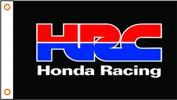 Motociklu karoga HONDA HRC Banner 3ftx5ft Poliestera 01