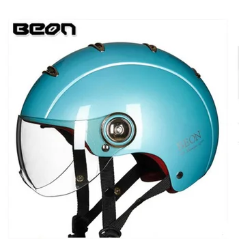Motociklu pusi sejas Ķivere vīriešiem, sievietēm, BEON B105 MOTO elektrisko velosipēdu drošības headpiece scoote netīrumi velosipēds