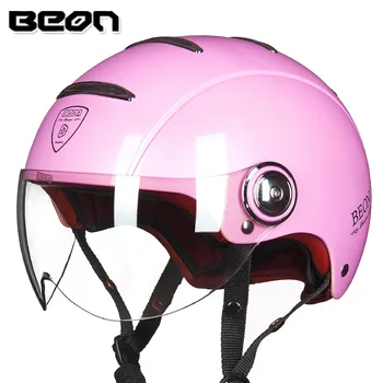 Motociklu pusi sejas Ķivere vīriešiem, sievietēm, BEON B105 MOTO elektrisko velosipēdu drošības headpiece scoote netīrumi velosipēds