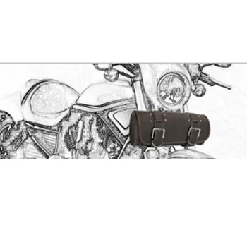 Motociklu Seglu Somas Ādas Retro Motociklu Fasādes Aizmugures Rīku Glabāšanas Asti Soma, PU Bagāžas somas Pouchs par Harley Aprūpes Sacensības