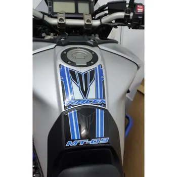 Motociklu Tvertnes pamatni, Augstas Kvalitātes bildītes un uzlīmes 3D Tank Spilventiņu yYamaha MT09 Marķiergāzes 2013 MT-09 MARĶIERI