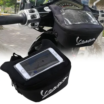 Motociklu Vespa soma gts300 GTV pavasaris sprint 150 LX LxV priekšā uzglabāšanas soma mobilo navigācijas instrumentu soma automašīnas vadītājs soma