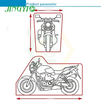 Motociklu Vāks motociklu segtu aizsardzības scooter pluie moto gadījumā motocikls segtu waterdichte motorizēti kapļi būtiska cubre moto