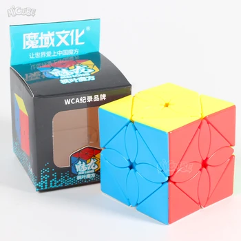 Moyu Meilong Lapas Šķībs Cube Puzzle Specail Dīvaini Formas Efeja Cube Burvju Spee Cubes3x3x3 Izglītības Skewbube Rotaļlietas, Spēles