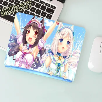 MRG Šokolādes un Vaniļas Anime Lielu RGB Spēļu Pele Spilventiņu LED Apgaismojums XL Gumijas Datora Darbvirsmas Notebook Pad LOL Dota Xxl