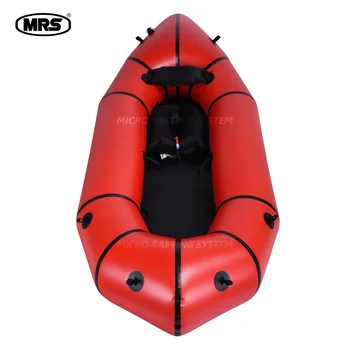 [MRS][Ponto]Mikro raftings sistēmas sarkanā ultra vieglās piepūšamās packraft Laivu laivu, zvejas iet pārgājienos