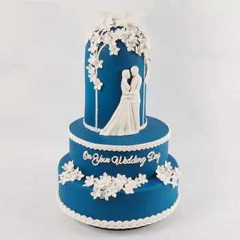 Mujiang Līgava Un Līgavainis Kāzu Silikona Veidnes Kūka Robežu Pomādes Kūka Dekorēšanas Instrumentiem Cupcake Konfektes, Šokolādes Pelējuma Gumpaste