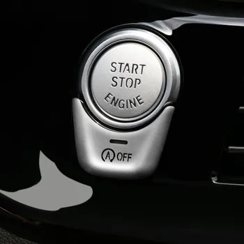 Multivides Pogas, kas Aptver Dzinēja Start Stop Apdares Uzlīmes BMW G38 G30 G08 G01 5 Sērija, X3 Chrome ABS Auto Stils Organizatori