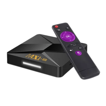 Mx1Se Smart Tv Box Android 9.0 4K Youtube, Google 2.4 G Wifi H. 265 Media Player Android Tv Set Top Box
