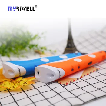 Myriwell 3d pildspalva 3d drukas pildspalvu rp-100a velce Ar 20 Krāsu ABS pavedieni 3 D pildspalvu bezmaksas pattern un pildspalvu stends ātra piegāde