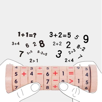 Mācību Izglītības Samaisa Matemātikas Rotaļlietas Montessori Mācību Līdzekļu Puzzle Spēle Ak! Kubs Bērnu Skaitu, Vārdus Mācību Līdzekļi Aprēķināt Spēle