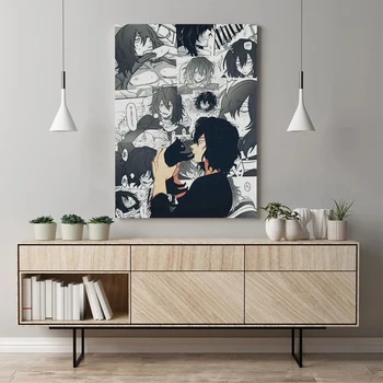 Mājas Dekori Shota Aizawa Mans Varonis Augstskolu Anime Audekla Sienas Māksla Glezna Attēlus Drukas Moduļu Mākslas Plakāts Dzīvojamā Istaba