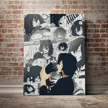 Mājas Dekori Shota Aizawa Mans Varonis Augstskolu Anime Audekla Sienas Māksla Glezna Attēlus Drukas Moduļu Mākslas Plakāts Dzīvojamā Istaba