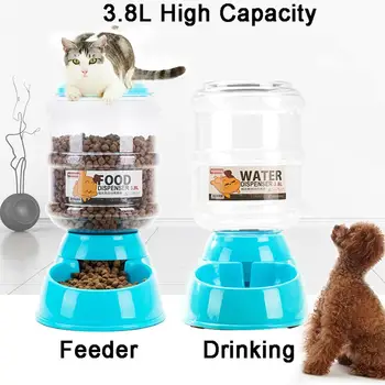 Mājdzīvnieki Ūdens Padeves Automātiskās Barotavas Suņiem un Kaķiem Pārtikas Bļoda Kaķiem Produktu Plastmasas Ūdens Strūklaka Pet Piegādēm
