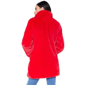 Mākslīgās Kažokādas mētelis sievietēm 2020. gada rudens un ziemas flocking saglabāt siltu top coat Plus lieluma ziemas mētelis biezu kažokādas jaka sieviešu OKXGNZ 1750