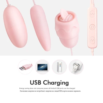 Mēle, Vibrators, USB Strāvas Orālā Seksa Licking Klitora Stimulators Vibrējošais Ola G-spot Masāža Vibrators Seksa Rotaļlietas Sievietēm Seksa Veikals