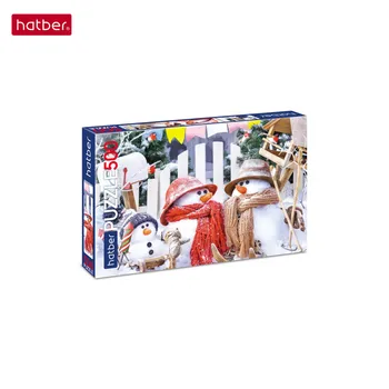 Mīklas Hatber 500 elementi 46x34 cm A2 formātā, Rotaļlietas Vaļasprieks galda spēles bērniem izglītības puzzle Spēli Reizes Rotaļlietas Hello Kitty Jigsaw Bērniem
