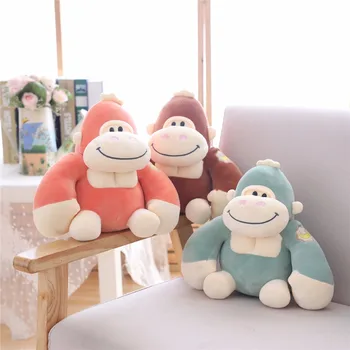 Mīksta Plīša Simulācijas Gorilla Orangutan pildījumu Lelle, Rotaļlietas, Bērnu Bērniem, Bērnu Dzimšanas dienas Dāvanu, Mājas Dekoru Veikals