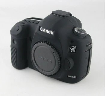 Mīksto SLR Silikona Kameras Soma Canon EOS 5D Mark III 5D3 5DS 5DR Viegls Kameras Soma, Lietu Vāku