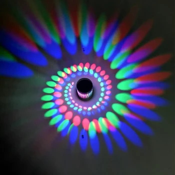 Mūsdienu LED Griestu Gaismas 3W RGB sienas Sconce par KTV Bārs Apdare Priekšā, Balkons, lampa Lievenis gaismas koridoriem Gaismas Armatūra
