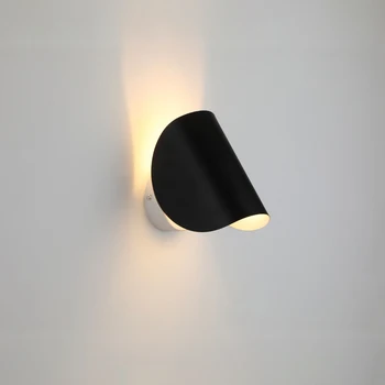 Mūsdienu LED Sienas Lampa Ziemeļvalstu Rotējošo Sienas Gaismas radošā viesistaba, guļamistaba gultas dekori sconce Lampas, gaismas Ķermeņi AC110-240V