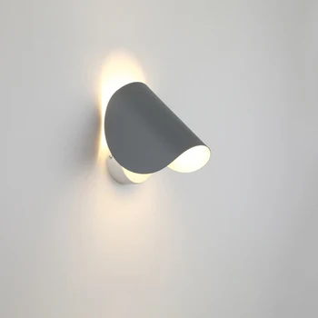 Mūsdienu LED Sienas Lampa Ziemeļvalstu Rotējošo Sienas Gaismas radošā viesistaba, guļamistaba gultas dekori sconce Lampas, gaismas Ķermeņi AC110-240V