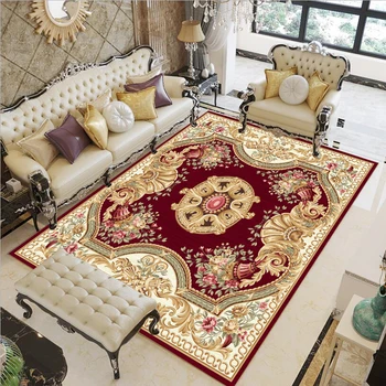 Mūsdienu Mīkstu persiešu Paklāju Dzīvojamā Istaba ar neslīdošu Pretapaugšanas Paklāju Guļamistabā, viesistabā, Rūpnīcas Tiešā Piegāde Paklāju Paklāji