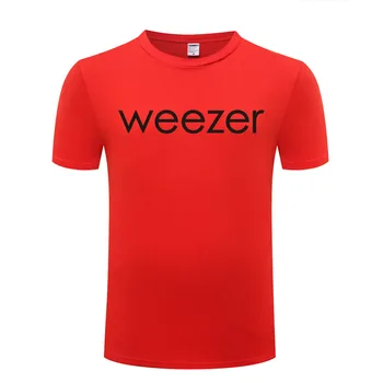 Mūzikas Rock Weezer Vēstuli Izdrukāt, Vīriešu T Krekls Hip Hop T Krekli Vīriešu Kokvilnas Ar Īsām Piedurknēm T Streetwear Tee Kreklu Homme Lielo Izmēru