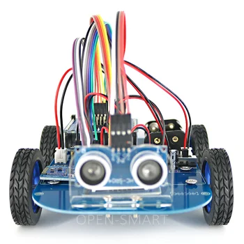 N20 Pārnesumu Mehānisko 4WD Bluetooth Kontrolētu Smart Robotu Automašīnas Komplektu un Pamācību par Arduino