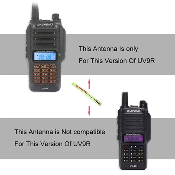 Nagojas NA-771 Antenas Augstas Iegūt Dual Band VHF/UHF Walkie Talkie Baofeng Antenu UV-9R Plus GT-3WP BF-9700 UV-5S BF-A58 UV-XR