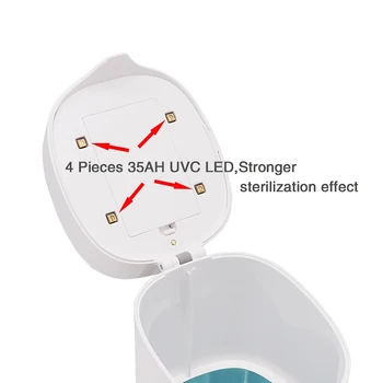 Nagu UV Gaismas Sterlizer Box Sausu, lai Desinfection Pārnēsājamu Sausa Siltuma Manikīram, Mašīna Rotaslietas Lodziņā Sterilizer Manikīrs Tīrītājs