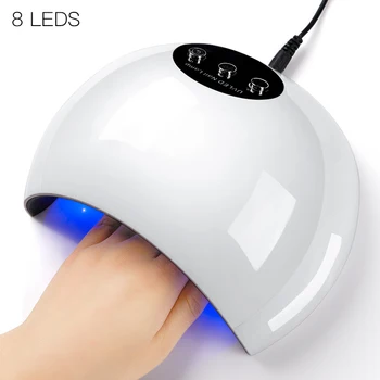 Nagu Žāvētājs ar UV Lampas LED Lampas Nagus Ar 18W Led, Fēns Lampas Konservēšanas Gēla poļu Auto Uzrādi Naglu Manikīra Instrumenti,
