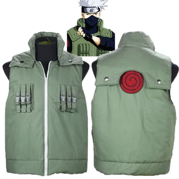 Naruto Hatake Kakashi cosplay kostīmu Veste tērpu Halloween, Ziemassvētku Kostīms Piemērots Zēns un meitene kostīmi