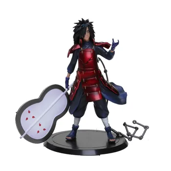 Naruto rīcības attēls Naruto Uzumaki Hatake Kakashi Zibens Asmens Uchiha Madara Orochimaru PVC Attēls Modelis Kolekcijas Rotaļlietas