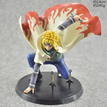 Naruto Shippuden Namikaze Minato PVC Statuja Rīcības Attēls Kolekcionējamus Modelis Rotaļlietas