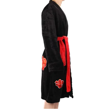 Naruto Uchiha Itachi Kapuci Cosplay Kostīmu Akatsuki Pidžamas Apģērbi