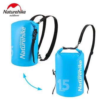 NaturehikePVC ūdensizturīgs maiss mitrā un sausā atdalīšanas mugursoma portatīvo peldēšana mugursoma beach raftings sporta soma NH18F007-D