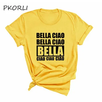 Naudas Heist, La Casa De Papel T Krekls Sievietēm, Vīriešiem Tokyo T-krekls Bella Ciao Dziesmu Ideāls Krekls Unisex Vasaras Camiseta Mujer Topi
