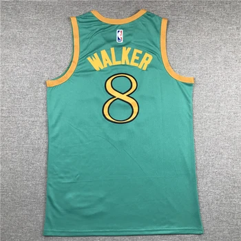 NBA Vīriešu Bostonas Celtics #8 Walker Green Basketbola Svīteri Pilsētas Edition Vīriešu Sporta Svīteri