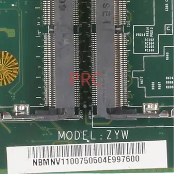 NBMNV1100 Par ACER Aspire E5-731 i5-5200U Klēpjdators Mātesplatē DA0ZYWMB6E0 SR23Y N15S-GT-S-A2 DDR3 Grāmatiņa Mainboard
