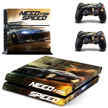 Need for Speed PS4 Uzlīmes Play station 4 Ādas PS 4 Uzlīmes Uzlīmes Vāks PlayStation 4 PS4 Konsoles & Kontrolieris Ādas, Vinila