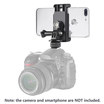 Neewer Tālruņa Turētāju Komplekts Rīcības Kamera GoPro Hero 9 8 7 6 5, DJI OSMO Rīcības, iPhone12/11 Pro Max/X/XR, Samsung Gaismas Gredzens