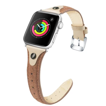 Neilona&ādas siksna Apple Skatīties joslas 44 mm 42mm 38mm/40mm iwatch 5/4/3/2/1 watchband apple skatīties 5 4 3 2 Aksesuāri