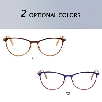 NEKUSTAMĀ Modes Mainīt Krāsu Studentu Stikla Rāmis Lasījumā Metāla Rāmis Optisko Briļļu Recepšu Brilles, Briļļu Zīmola Dizainere