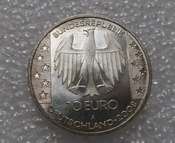 Nekustamā Reti Sudraba Oriģinālu Monētu Kolekcijas Vācija 2008 Nebra Zvaigžņu Plāksnes 10 Eiro Piemiņas Sudraba Monētu