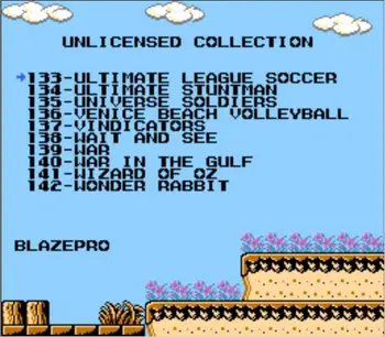 Nelicencētu Kolekcija 142 1 Spēle Kasetne NES/MK Konsoles