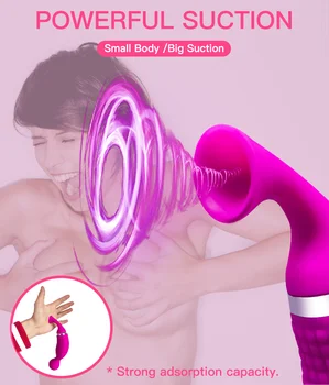 Nepieredzējis G Spot Vibrators Seksa Rotaļlietas Sievietei Klitora Stimulators Clit Krūšu galu Zīdējs Krūts Palielināt Massager Masturbator Pieaugušo