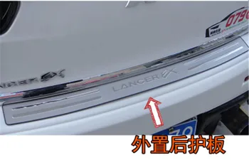 Nerūsējošā Tērauda Aizmugures Bufera Aizsargs Aizsargs Plate Mitsubishi Lancer/Lancer X/Lancer Evo 2008-2018 Auto stils